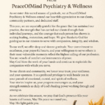 Thanksgiving Greetings from Peace of Mind Psychiatry